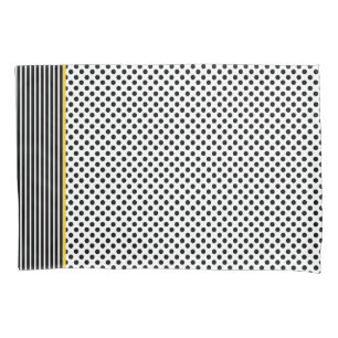 Het zwart-witte Hoesje van het Hoofdkussen van de Kussensloop