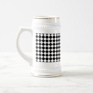 Het zwart-witte Patroon van de Diamant door Bierpul