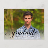 Het zwarte Afstuderen van het Manuscript bewaart d Briefkaart (Voorkant)