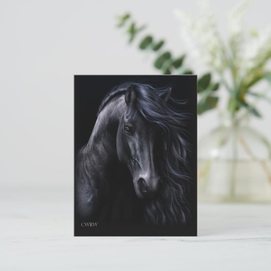 Het zwarte Briefkaart (Staand voorkant)