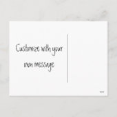 Het Zwarte Briefkaart van Halloween van de Partij (Achterkant)