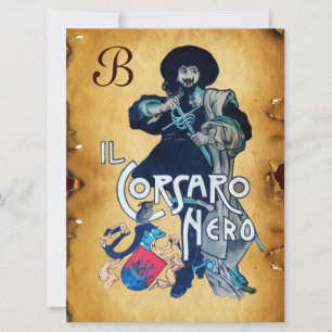 HET ZWARTE CORSAIR MONOGRAM-GEDEELTE AANKONDIGING