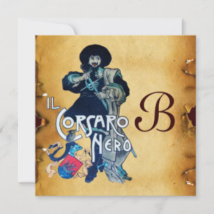 HET ZWARTE CORSAIR MONOGRAM-GEDEELTE AANKONDIGING