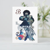 HET ZWARTE CORSAIR MONOGRAM wit Aankondiging (Staand voorkant)