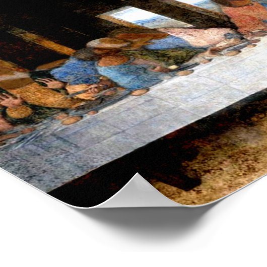 Het zwarte deeg van Da Vinci Poster (Hoek)