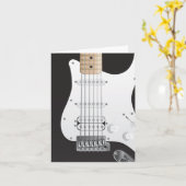 Het zwarte Elektrische ontwerp van de Kaart van de (Gele Bloem)