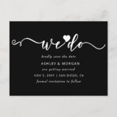 Het Zwarte en Witte Hart van het manuscript wij sp Aankondigingskaart (Voorkant)