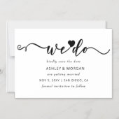 Het Zwarte en Witte Hart van het manuscript wij sp Magnetische Uitnodiging (Voorkant)