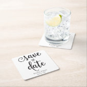 Het zwarte en Witte manuscript sparen de Onderzett Kartonnen Onderzetters (Insitu)