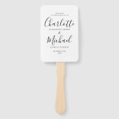 Het zwarte en Witte Programma van de Berichten van Handwaaier (Voorkant)