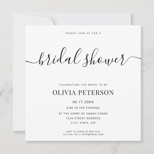 Het Zwarte en Witte Vrijgezellenfeest van het Manu Kaart (Voorkant)