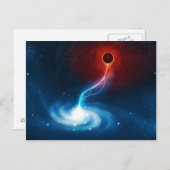 Het zwarte gat briefkaart (Voorkant / Achterkant)