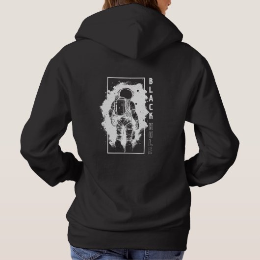Het zwarte gat hoodie (Achterkant)