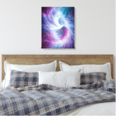 Het zwarte gat in het centrum van ons melkwegstels canvas afdruk (Insitu (Slaapkamer))