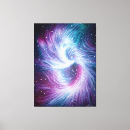 Het zwarte gat in het centrum van ons melkwegstels canvas afdruk