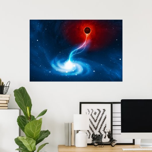 Het zwarte gat poster (Thuiskantoor)