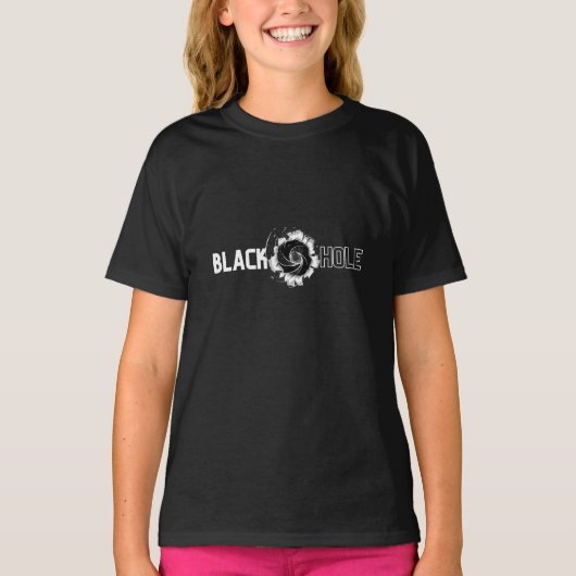 Het zwarte gat t-shirt (Voorkant)