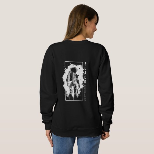 Het zwarte gat trui (Achterkant volledig)