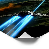 Het zwarte gat zon perfect poster (Hoek)