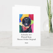 Het zwarte Gelukkige Schilderen Birthay van Kaart (Achterkant)