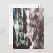 Het zwarte Geweven Briefkaart van het Canvas (Voorkant / Achterkant)