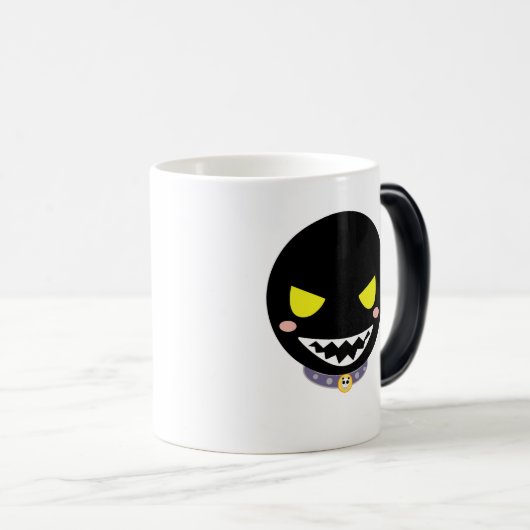 Het zwarte Ghost-hoofd spiegelen Magische Mok (Voorkant rechts)