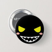 Het zwarte Ghost-hoofd spiegelen Ronde Button 5,7 Cm (Voorkant /achterkant)