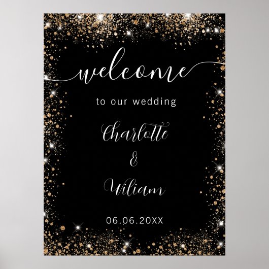 Het zwarte gouden handboek van het huwelijk heet w poster (Voorkant)