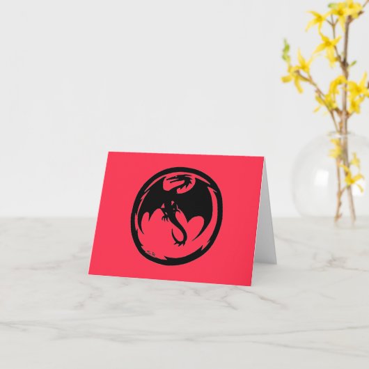 Het zwarte (horizontale) wenskaart van het Koraal Kaart (Gele Bloem)