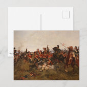 Het zwarte horloge bij Quatre-Bras Briefkaart (Voorkant / Achterkant)