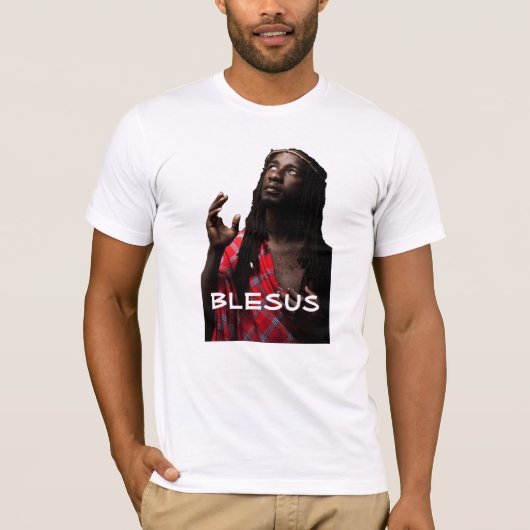 Het zwarte Jezus Shirt (Voorkant)