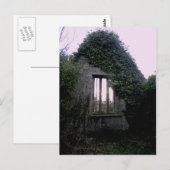Het Zwarte Kirk-raam van de buitenwereld (West Kir Briefkaart (Voorkant / Achterkant)