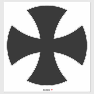 Het zwarte kruis van de Duitse Orde Sticker