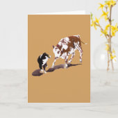 Het zwarte Lege Wenskaart van de TriHond van de Kaart (Gele Bloem)