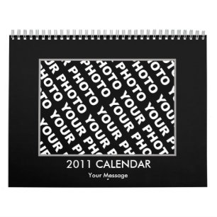 Het Zwarte Lijst van de Sjabloon van de Kalender