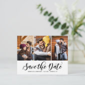 Het zwarte Manuscript drie Collage van de Foto spa Aankondigingskaart (Staand voorkant)