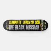 HET ZWARTE MESSIAH JMT-skateboard, 7¾-inch deck Persoonlijk Skateboard (Horizontaal)