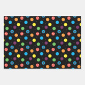 Het zwarte patroon van de Big Bang Theory Inpakpapier Vel (Voorkant 2)