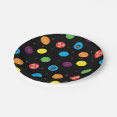 Het zwarte patroon van de Big Bang Theory Papieren Bordje (Gekanteld)