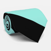 Het zwarte Patroon van Stripes {kies uw achtergron Stropdas (Opgerold)