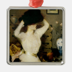 Het zwarte Pet Metalen Ornament