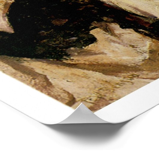 Het zwarte Pet Poster (Hoek)