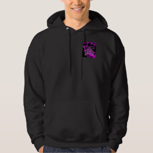 Het Zwarte Pit Hoodie van het Man van het Ontwerp