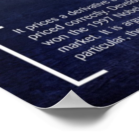 Het zwarte-schoolmodel - Wiskunde Poster (Hoek)