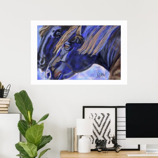 Het zwarte team poster (Thuiskantoor)