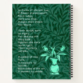 Het zwarte tulpenNotitieboek Notitieboek (Achterkant)