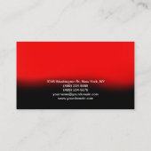 Het zwarte Visitekaartje van het Manuscript van de (Achterkant)