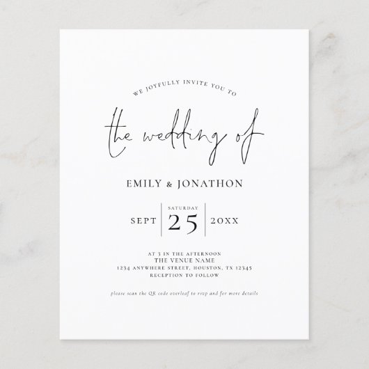 Het zwarte Wit Berichten van de Code van het Manus (Voorkant)