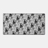 Het zwarte witte fotopatroon aanpassen bureaumat (Voorkant)