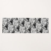 Het zwarte witte fotopatroon aanpassen yogamat (Voorkant (horizontaal))